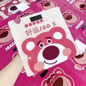 Cân điện tử sức khoẻ hình gấu hồng cute - Cân gấu dâu theo dõi cân nặng gia đình độ chính xác cao