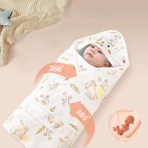 Receiving Blanket for Newborn Cotton Baby Blanket/Swaddle/Quilt Class A Jackrabbit Wrapper 90x90cm(35x35inch)