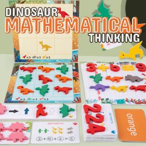 BYJ Dinosaur Mathematical Thinking Ages 3+ Wooden Math Educational Puzzle for Kids