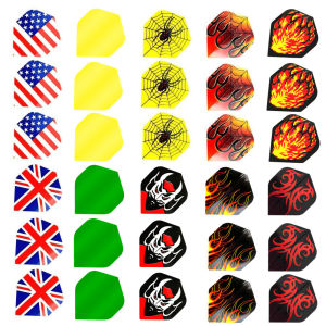 Fox Smiling Dart Flights 30PCS Dardos Feather Leaves Wings Tail Dart Accessories