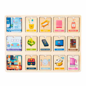 ของเล่นกระดานจับคู่ ของเล่นเชิงตรรกะ เสริมพัฒนาการ