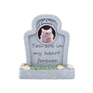 Engraved Pet Memorial Tombstone for Garden Resin Grave Marker for Passed Animals Cats Dog Loss Gravestones for Remembrances