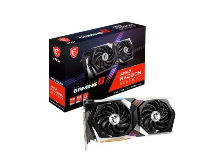 MSI RADEON RX 6700 XT GAMING X 12GB GDDR6 192BIT GRAPHICS CARD