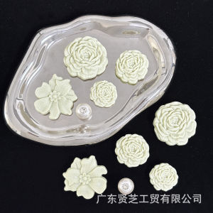 10Pcs Crocs Jibbitz Charms Shoe Flower Shoe Buckle Detachable Shoe Decoration for Crocs