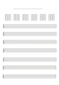 🎸 Guitar TAB Book (Tablature Book). 