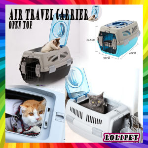 Pet Air Travel Carrier (Open Top) / Dog Cat Rabbit Small Animal Carrier Bag