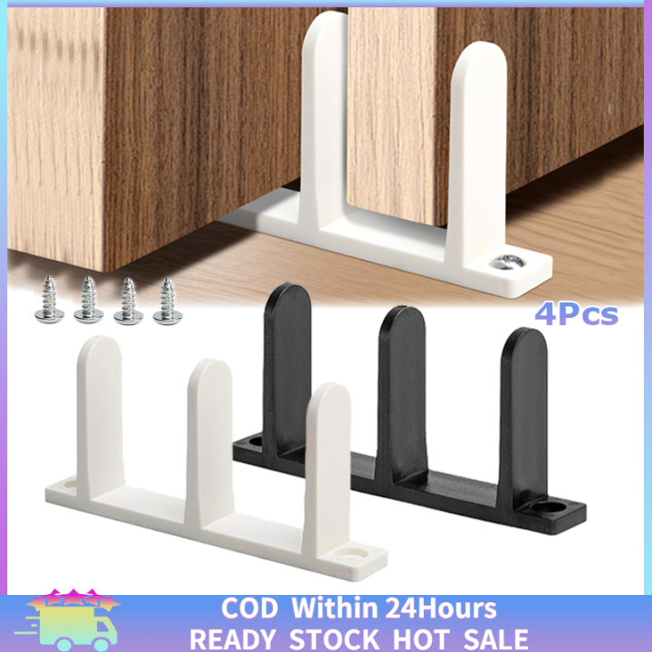 4Pcs Universal Sliding Door Guide Cabinet Door Floor Guide Rail Barn ...