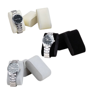 5Pieces Velvet Watch Bracelet Pillow Displays Props for Home Shops Countertops and Showcases Display Holder