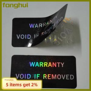 fanghui Warranty Void Stickers Tamper Proof Labels Security Protection 10mm X 20mm