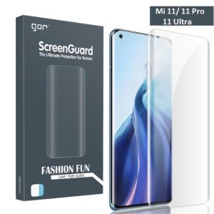 Bộ 3 Miếng Dán Dẻo Gor Cho Xiaomi Mi 10/10S/10 Pro/ Mi 11/ 11Pro/ 11Ultra Full Màn Dán Dẻo 3D Trong Suốt Vuốt Mượt - Gor