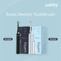 Welby Electric Toothbrush PRO Black & White Sikat Gigi Elektrik​. 