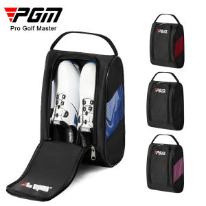 PGM Portable Mini Golf Shoe Bag Nylon Carrier Bags Golfball Holder Lightweight Breathable Pouch Pack Tee Bag Sports Accessories