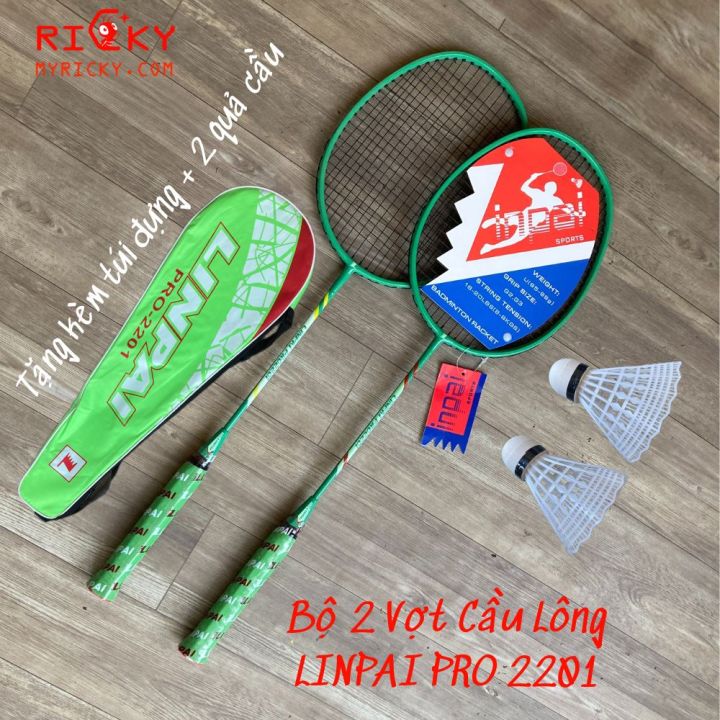 Bộ 2 Vợt Cầu Lông LINPAI PRO 2201 - Bộ 2 Cây Vợt Cầu Lông Gía Học Sinh ...