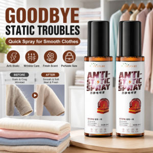 Anti Static Spray Fabric Softener Wrinkle Remover Fresh Scent Deodorizer Static Guard Clothes Hair