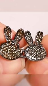 Zendro Fashion Rabbit Shape Tighten Waist Buckle Pins Waist Clip Adjustable Snap Detachable 1 Set
