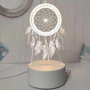 Kirei Gallery - Lampu Tidur Hias LED 3D Acrylic Transparant Kaca Bening Pajangan Hiasan Hadiah Club Bola Klub Bola Team Bola kado ulang tahun hampers hadiah pacar