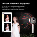 HOMTOM 17 Scene Modes Cir97+ Video Led Indoor Outdoor Led Video App 3000k-6500k Dimmable Portable Video 3000k-6500k Mount Indoor Live Manbily. 