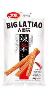 卫龙辣条 大面筋 豆制品麻辣零食 Tasty WeiLong Big Hot Spicy Stick 106g/60g Bag Internet Celebrity SnacksFrom China Weilong Big La Tiao