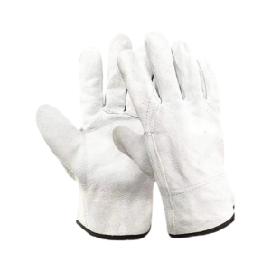 Heavy Duty Leather Work Gloves Breathable Work Gloves Wear Resistant Comfortable Gardening Gloves for Yard Construction
