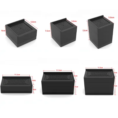 【SG】Adjustable Heightening Pad Heavy Duty Furniture Risers Couch Sofa Desk Dresser Chair and Table Leg Extenders