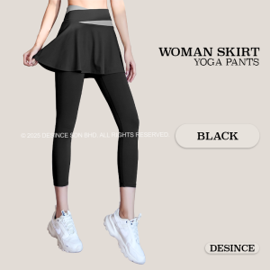🇲🇾 DESINCE Women Trouser Skirt Casual Woman Skirt Yoga Pants Exercise Long Pants Seluar Skirt Panjang Perempuan WP 030
