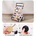 Xe Tập Đi Cao Cấp Chống Trượt Cho Bé, Xe Đẩy Tập Đi và Đứng Kiêm Bảng Bận Rộn Kích Thích Phát Triển Toàn Diện Trí Não và Thể Chất Cho Bé. 