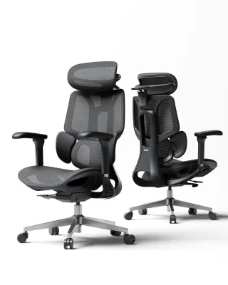 HBADA E3 Air 2026 Edition Ergonomic Chair Adjustable Headrest Armrest & Backrest Office Chair Mesh Gaming Chair