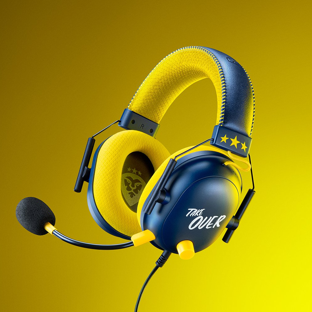 RAZER BlackShark V2 Multi-Platform Wired Esports Headset with HyperClear Cardioid Mic With USB Sound Card Gaming Headphones