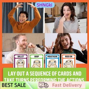 SHNGki Coyote Game Coyote Party Card Game Meet The Action-Packed Card Game Full Of High Fives And Havoc Funny Action Card Games