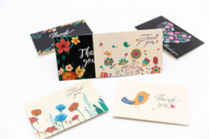 High uality Custom Thank You Card/Business Greeting Card Custom With for Business
