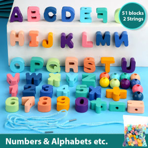 Montessori Thread and Bead Educational Rope Kids Toys | Mainan Budak Lelaki & Perempuan Benang dan Manik | 蒙氏串珠早教游戏玩具