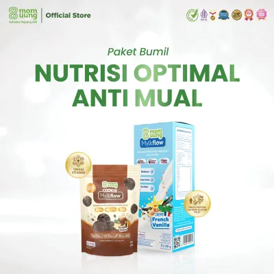 PAKET BUMIL - Mom Uung Susu Mylkflow 15 Sachet + Cookie Mylkflow 120gr