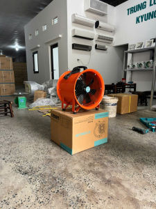 quạt hứng trục - Quạt hút xách tay Kyungjin ND-500S