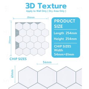 【Fast delivery】Kitchen wallpaper 3D multi-color back plate subway tile sticker bathroom self-adhesi Sticker Home DecorationHigh quality wall stickersWaterproof Sticker decoration