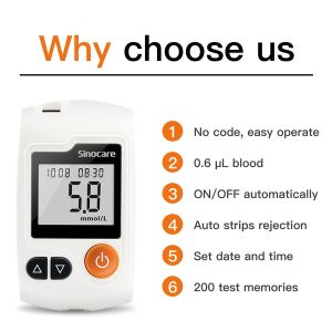 Sinocare GA-3 Blood Glucose Meter ONLY
