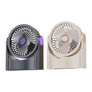 Portable Adjustable Cooling Fan Convenient Air Circulation Office Indoor Fan with Light Suitable for Indoor Outdoor Use