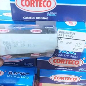 SEAL SIL SHOCK DEPAN & SEAL HALU-HALU DEPAN 27 39 105 GL 100 HONDA WIN/SATRIA/GL 100 (HARGA PERBIJI) MERK NOK CORTECO