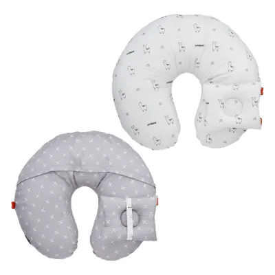 Omiland Bantal Ibu Menyusui/Busui Bayi Bulat+Bantal Lengan Alpaca Series - OB31201 OVB0062