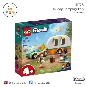 LEGO Friends 41726 Holiday Camping Trip (87 Pieces) สำหรับเด็กอายุ 4 ปีขึ้นไป Brick Toy ตัวต่อ เลโก้ ของเล่น ของขวัญ เสริมพัฒนาการ เสริมทักษะ