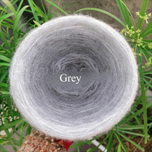 3 Strands of Wool Mohair Yarn Handmade DIY Knitting Weaving Hat Shawl Scarf Blanket Sweater Gradient Long Section Dye Yarn Ball