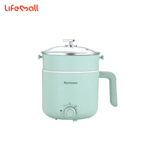 LifeMall - 1.8L Electric Cooker with Steamer Non-Stick Ceramic Coating Multifunctional Hotpot Instant Noodle Cooker
