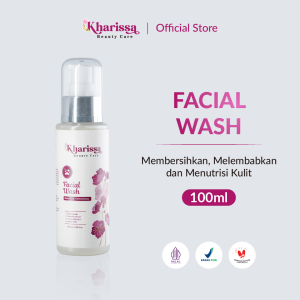 Facial Wash Brightening Mencerahkan Kulit Wajah Niacinamide BPOM - KHARISSA BEAUTY CARE