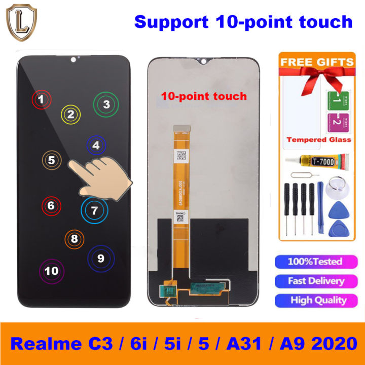 For OPPO Realme 8i LCD Display Touch Screen Digitizer Assembly Replacement