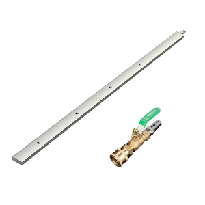 Professional Radiator Pressure Washer Attachment 60cm Shaft Multi Angled Quick Couplers 304 Steel For Mud Debris Removal