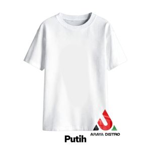 ARAYA kaos polos/cotton combed 24s/dewasa/big size 6L/pendek