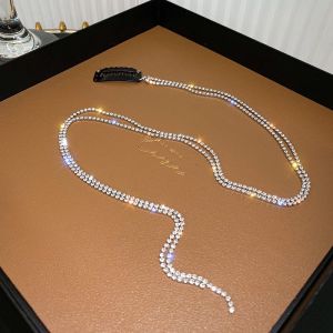 Dây Bện Màu Tóc Kẹp Tóc Bện Đầu Bện Bẩn Dây Kim Cương Lấp Lánh Mới Trang Trí Tóc Đuôi Ngựa Cho Bé Gái Phụ Kiện Tóc