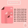 (ISI 10) Sticker Inkjet Vinyl 120 gsm A4 A5 A6. 