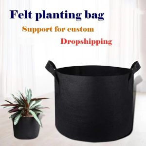 KOVEX 1-7 Gallon Big Plant Flower Grow Bags Pot Home Garden Tools Potato Fabric Strawberry Vegetable Jardin Gardening Growing Pots COD
