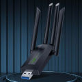 Driver-free USB wireless network card USB network card receiver WiFi adapter for laptops and desktops. 
