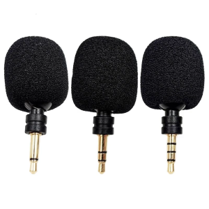 Mini bendable 3.5 mét jack microphone xách tay nhỏ mic cho Máy ghi âm điện thoại di động điện thoại thông minh Android